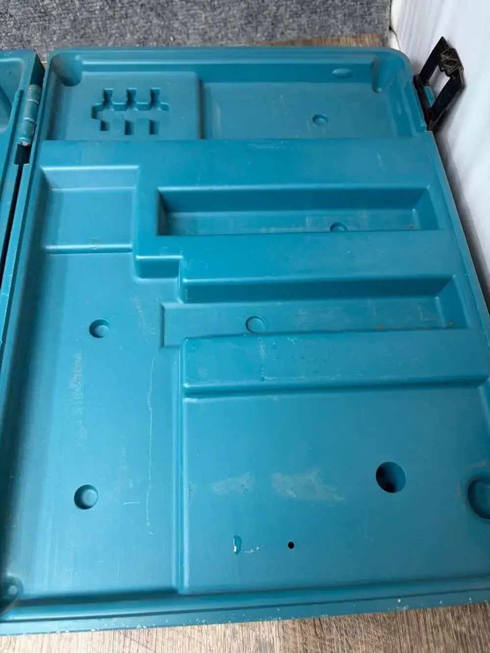Makita Blue Hard Plastic drill  Tool Box Carrying Case Storage Box (Empty)